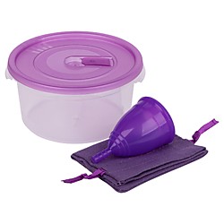 Фиолетовая менструальная чаша OnlyCup